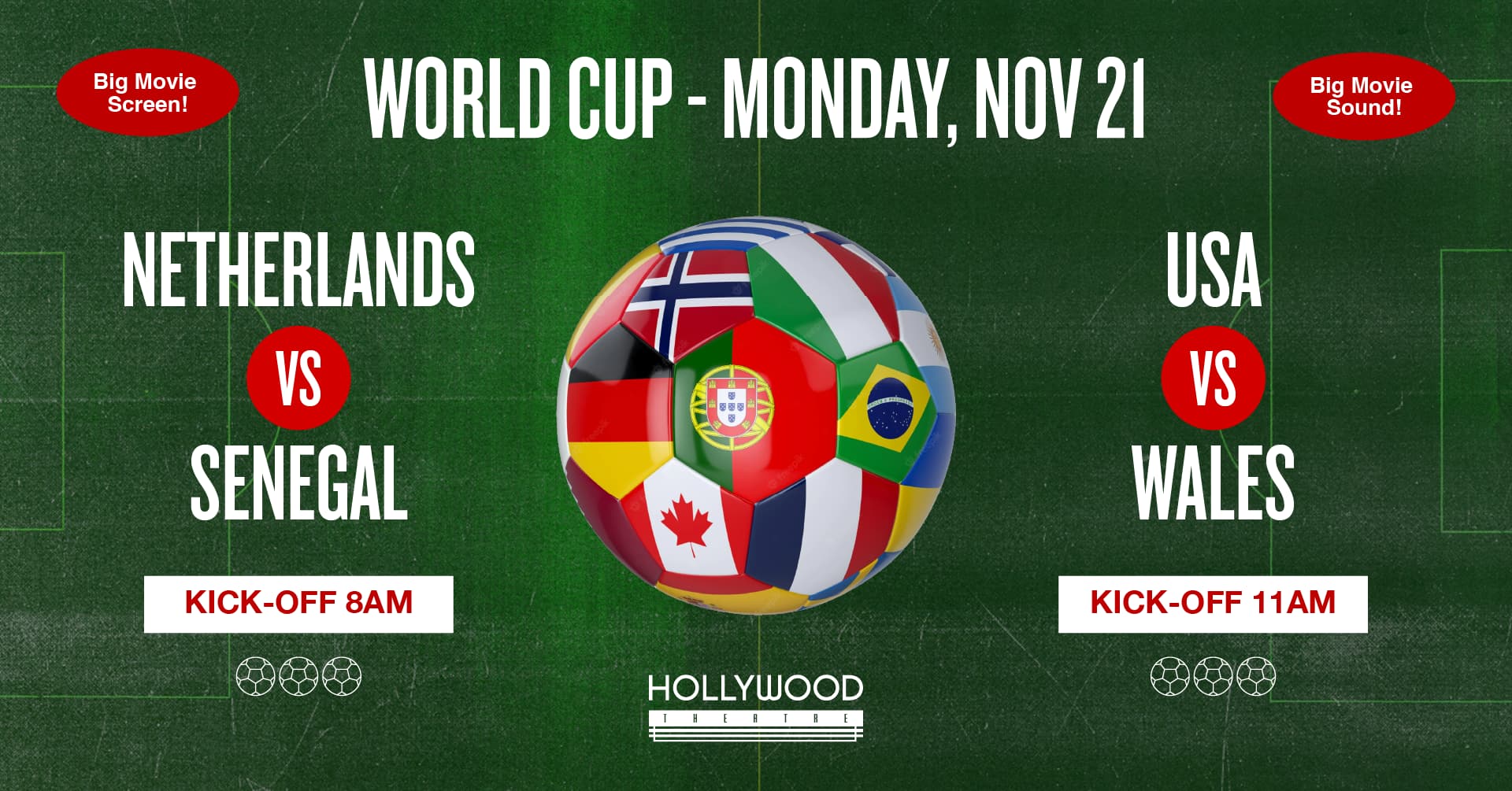 THE BIGGEST SPORTING EVENT IN THE WORLD WATCH PARTY!, at Hollywood Theatre